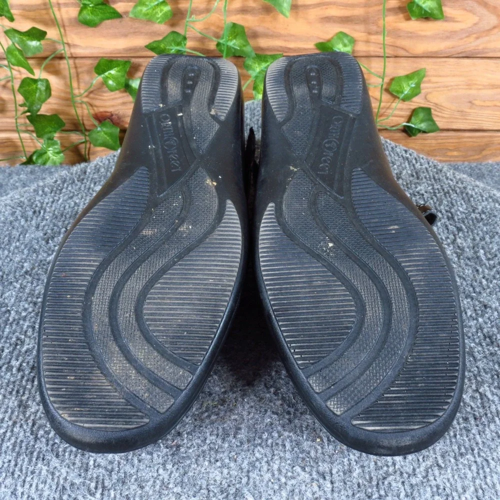 Orthofeet Celina Women Mary Jane Size 10.5 Orthopedic Walking Black Leather